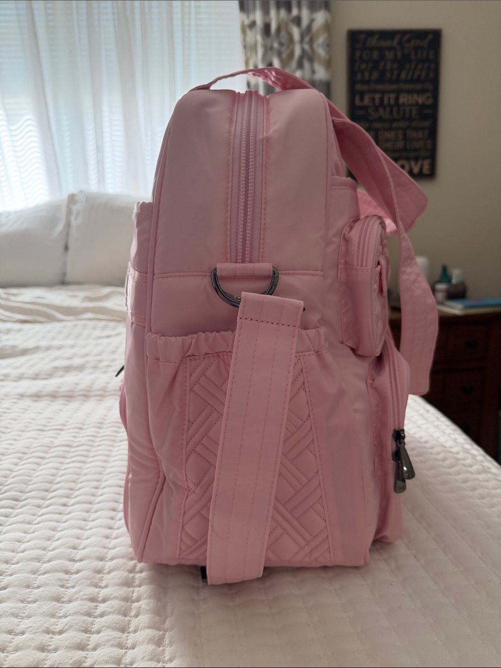 lug Bubble Pink Puddle Jumper Overnight Tote - Picture 6 of 8